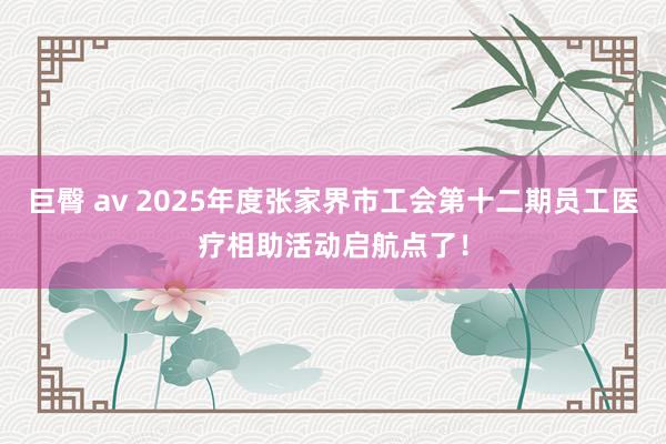 巨臀 av 2025年度张家界市工会第十二期员工医疗相助活动启航点了！