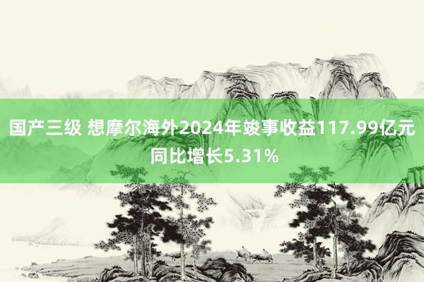 国产三级 想摩尔海外2024年竣事收益117.99亿元 同比增长5.31%