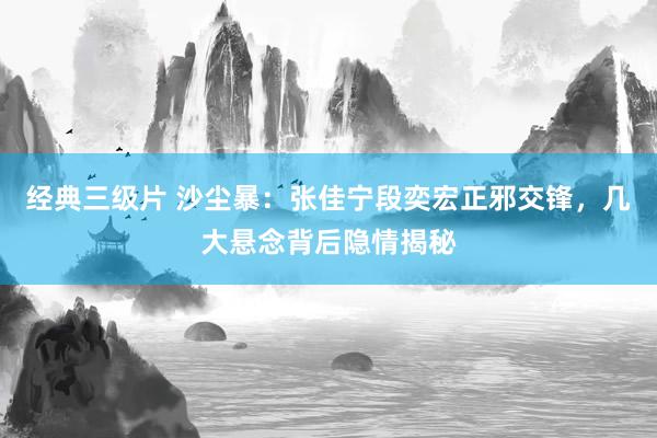 经典三级片 沙尘暴：张佳宁段奕宏正邪交锋，几大悬念背后隐情揭秘