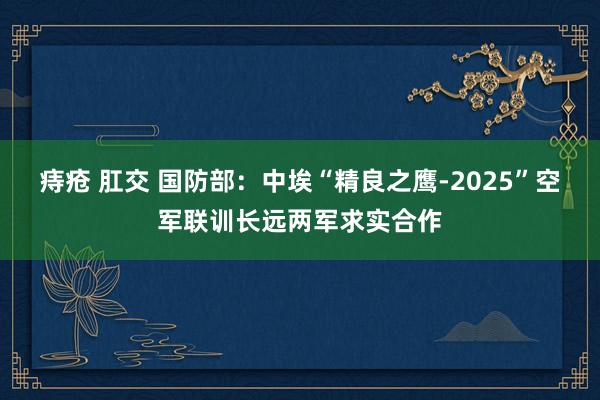 痔疮 肛交 国防部：中埃“精良之鹰-2025”空军联训长远两军求实合作